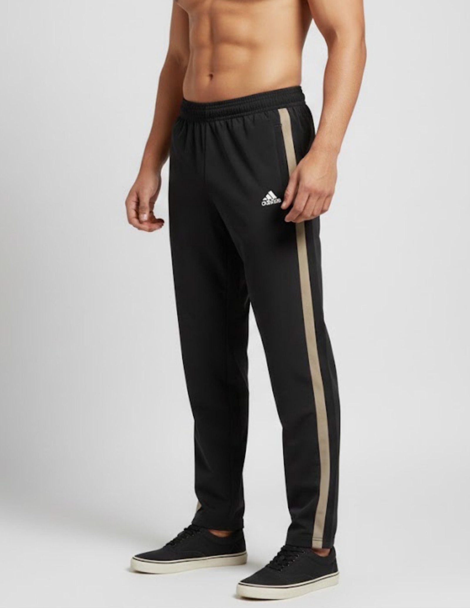 Men's Double Stripe Slim-Fit Trackpants